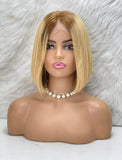 CLOSURE BOB WIG BLOND TIE/DIE