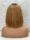 BAND SILK WIG BLOND DORÉ / RACINE FONCÉ