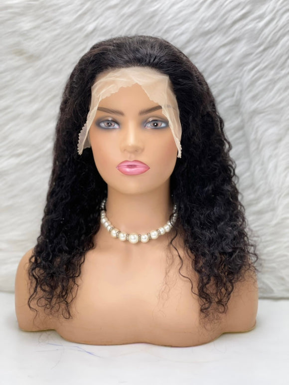 FRONTAL LACE WIG DEEP WAVE CHÂTAIN FONCÉ