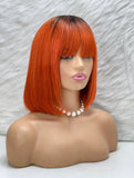 BAND SILK WIG ORANGE