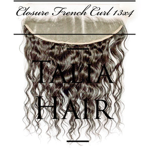 FRONTAL LACE French Curl Black #1B