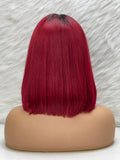 BAND SILK WIG ROUGE / RACINE FONCÉ